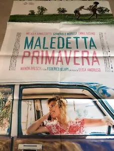 Poster locandina Maledetta primavera 100x140 cm ORIGINALE da cinema 2020 di Elis