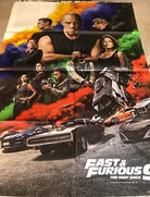 Poster locandina Fast Furious 9 100x140 cm ORIGINALE da cinema 2021 di Justin