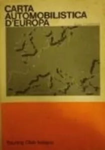 Carta automobilistica d europa touring club italiano di TCI