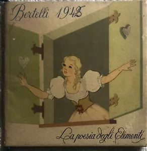 Calendarietto La poesia degli elementi di Aa.vv., 1942, Bertelli