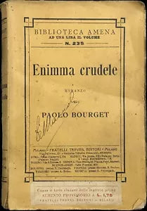Enimma crudele di Paolo Bourget