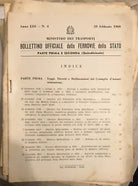 Lotto 48 Bollettino Ufficiale delle Ferrovie dello Stato di Ministero Dei Traspo