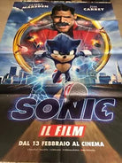 Poster locandina Sonic 100x140 cm ORIGINALE da cinema 2020 di Jeff Fowler