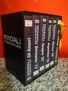 Mondiali la leggenda del calcio- cofanetto di 6 vhs - Fabbri video -F