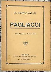 Pagliacci di Ruggero Leoncavallo
