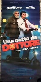 Poster locandina Una notte da dottore 33x70 cm ORIGINALE da cinema 2021 di Guido