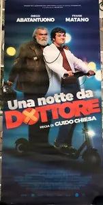 Poster locandina Una notte da dottore 33x70 cm ORIGINALE da cinema 2021 di Guido