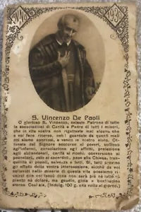 Calendarietto S. Vincenzo De Paoli di Aa.vv., 1930, Arti Grafiche Cav. Ambrogi