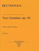 Beethoven Two Sonatas Op 49 Urtext with Fingering di Ludwig Van Beethoven