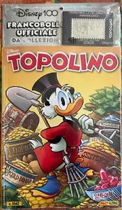 Topolino 3542 Con francobollo in Metallo di Steamboat Willie di Walt Disney