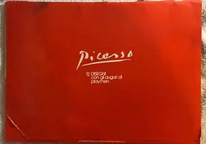 Picasso, 12 disegni con gli auguri di Playmen di Pablo Picasso, 1968, Playmen