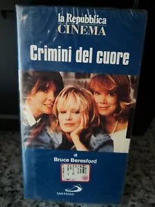 Crimini del cuore - vhs -1986 - vhs -la repubblica -F