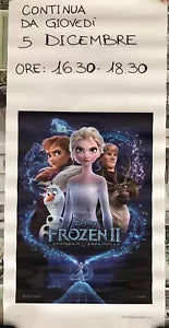Poster locandina Frozen 2 Il segreto di Arendelle 33x70 cm ORIGINALE CON DIFETTO