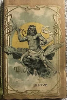Calendarietto Giove di Luigi Alosio Fu Pietro, Parrucchiere, 1910, S.aig.a , G