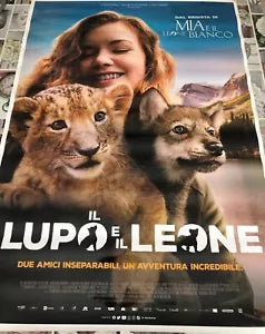 Poster locandina Il lupo e il leone 100x70 cm ORIGINALE da cinema 2021 di Gilles