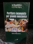 Partitura incompiuta per pianola meccanica - vhs - 1987 - La repubblica -F