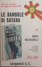 Le bambole di Satana di Mario Mazzucchelli, 1968, Longanesi E C.