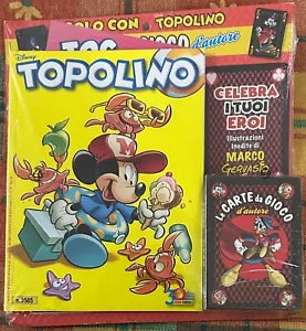 Topolino Carte d Autore di Topolino di Marco Gervasio Mazzo Rosso 3585 di W