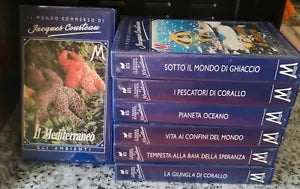 Il Mondo sommerso - gli ambienti- lotto di 7 vhs - 1992 - Univideo -F
