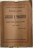 Liriche e tragedie di Alessandro Manzoni