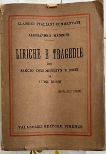 Liriche e tragedie di Alessandro Manzoni