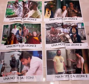 Set di 6 poster locandine Una notte da leoni 2 40x60 ORIGINALI da cinema di Tod