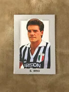 Figurina fustellata S Brio Juventus sorpresa patatine anni 80 di Aa vv