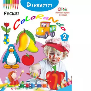 Divertiti colorando Facile Ediz illustrata vol 2