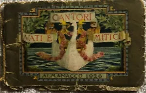 Calendarietto Cantori vati e mitici di Profumeria Sirio Milano, 1926, Ee.vv.