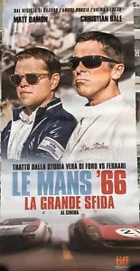 Poster locandina Le Mans 66 33x70 cm ORIGINALE da cinema 2019 di James Mangold