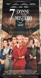 Poster locandina 7 donne e un mistero 33x70 cm ORIGINALE da cinema 2021 di Aless