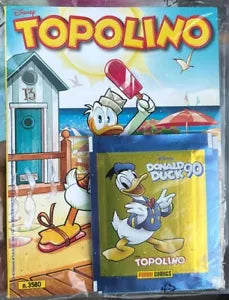 Topolino 3580 Con 4 Bustine Paperino Donald 90 di Walt Disney