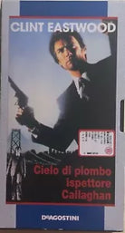 Cielo di piombo ispettore Callaghan VHS di Clint Eastwood, 1999, Deagostini