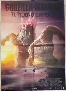 Poster locandina Godzilla e Kong
