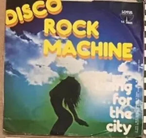 Time To Love Living For The City VINILE 45 GIRI di Disco Rock Machine