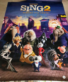Poster locandina Sing 2 100x140 cm ORIGINALE da cinema 2021 di Garth Jennings