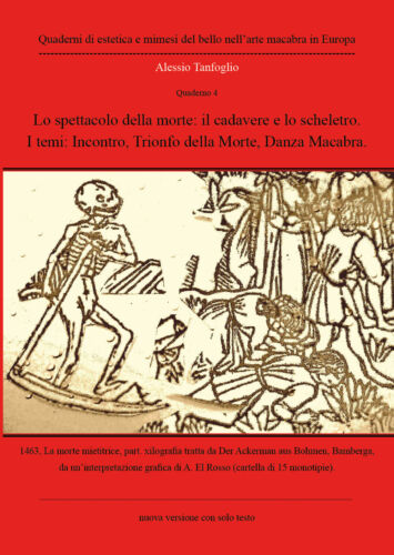 Quaderno 4 solo testo senza immagini : lo spettacolo della morte Tanfoglio ER