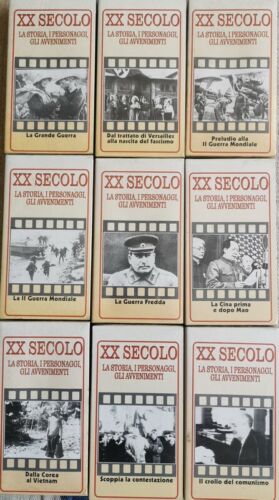 Collana XX secolo: la storia, i personaggi, gli avvenimenti 9 VHS