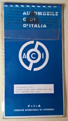 Automobile Club D'Italia itinerario n. 29 Grecia - 1964 - L