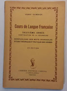 Corse de langue francaise - Henri Gambier - Libreria Ed. Canova - G