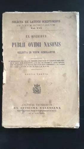 Pvblii ovidii nasonis - Ovidio, 1882, Ex Officina Salesiana - P