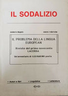 Il Sodalizio rivista letteratura, numero doppio, 3-4, 1989 - ER