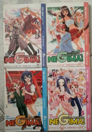 Lotto Negima 1-2-4-5 - Akamatsu - 2005 - Yatta Comics - lo