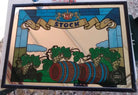 QUADRO A SPECCHIO STOCK 1984 ORIGINALE VINTAGE ANNI 70 DA COLLEZIONE