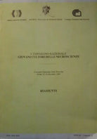 I convegno nazionale - Giovani cultori delle Neuroscienze - Aa. Vv. - 1987