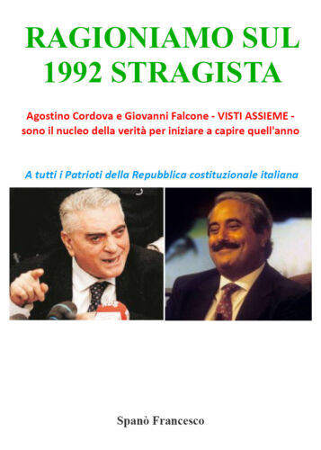 Ragioniamo sul 1992 stragista - Francesco Spano, Youcanprint - P