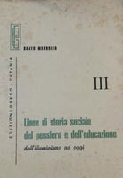 Linee di storia sociale del pensiero e dell’educazione III - Mandolfo - Greco-Ca