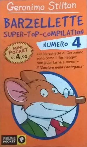 Barzellette super top compilation 4 Geronimo Stilton (Piemme Pocket 2004) Ca