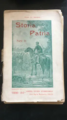 Storia Patria Parte III - Giovanni Rossi, 1913, Libreria Editrice - P