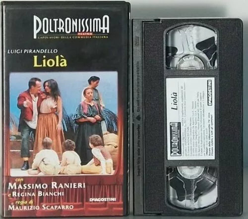 Poltronissima Liola-Luigi Pirandello-Vhs-1999-De agostini-F